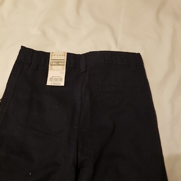 Arizona boys size 4T navy twill boys pants New - Picture 3 of 4